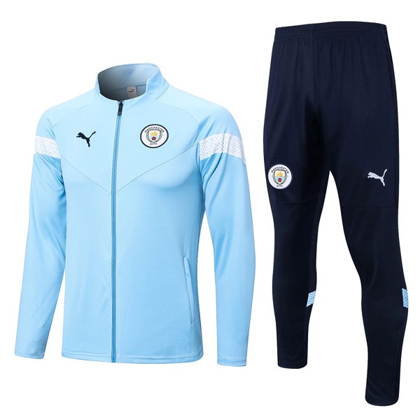 Survetement Manchester City 2022-23 Bleu Noir